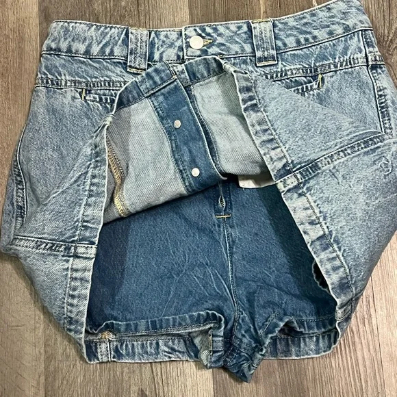 Free People We the Free Midnight Sun Denim Skort size 30 - Picture 6 of 14